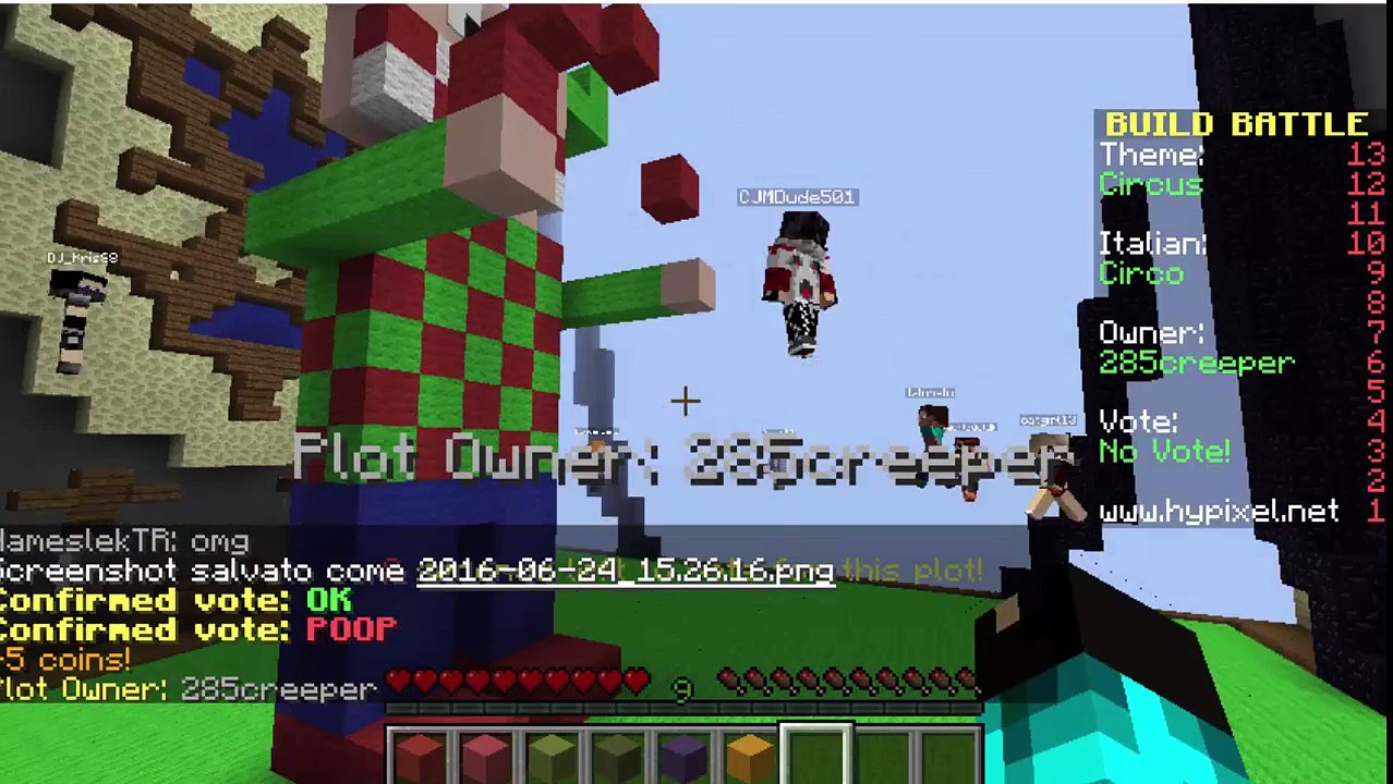 MINECRAFT-ONLINE #3 BUILD BATTLE