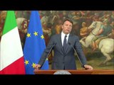 Roma - Referendum in Gran Bretagna, dichiarazioni alla stampa di Renzi (24.06.16)
