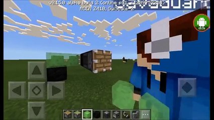 como hacer un tanque que dispara en Minecraft pe 0.15.1