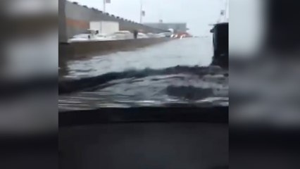 Watch Elon Musk's Tesla car being used as a boat