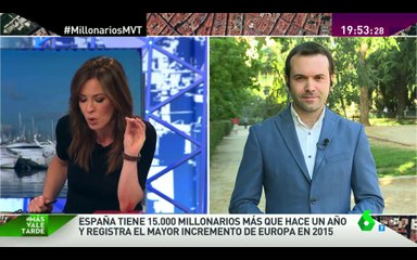 Juan Ramón Rallo valora el aumento del número de ricos en Más Vale Tarde