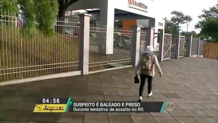 Ladrão é baleado ao tentar roubar carro em Porto Alegre