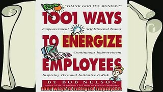 behold  1001 Ways to Energize Employees