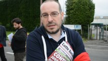 Interview de Stéphane Delcros, membre du Parti socialiste de lutte, qui a participé à la grève de ce vendredi