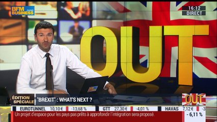 Victoire Brexit: "Une forte baisse du CAC40 sur la journée n'est pas si monstrueuse par rapport à l'incroyable rebond qu'on a connu", Benjamin Melman - 24/06