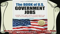 behold  The Book of US Government Jobs Where They Are Whats Available  How to Complete a