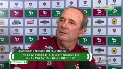 Levir sobre Fla-Flu: "Pode acontecer tudo, inclusive nada"
