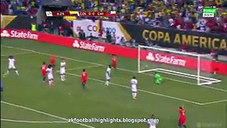 All Goals HD - Colombia 0-2 Chile 22.06.2016 HD