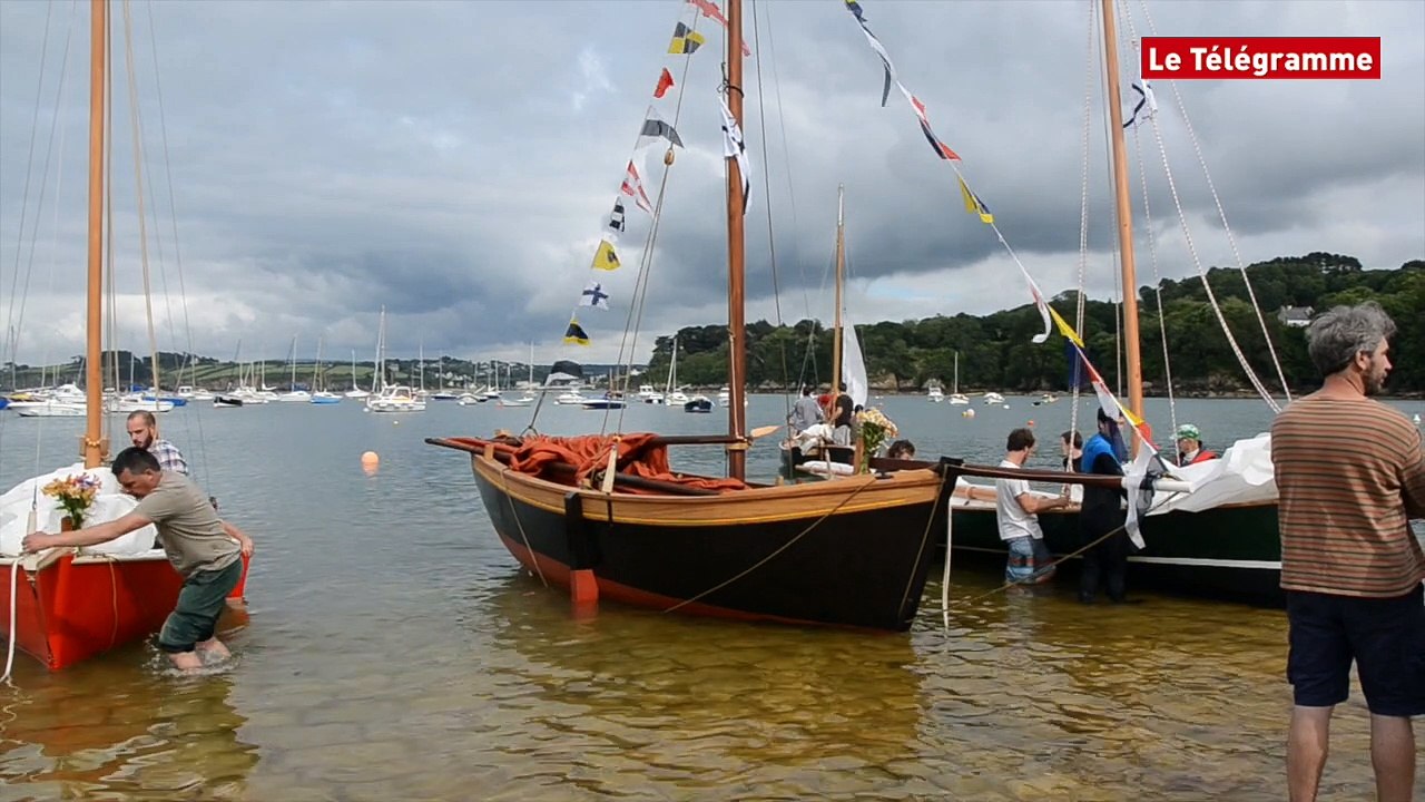 Douarnenez. Les ateliers de l'Enfer lancent quatre bateaux d'un coup