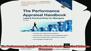 complete  The Performance Appraisal Handbook Legal  Practical Rules for Managers