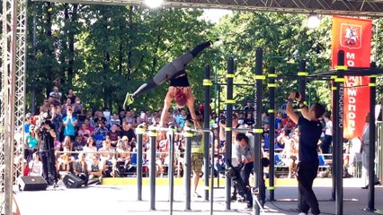 Bogdanov Jessica Sandra Winner of Female World Street Workout Championship 2015 (Moscow)