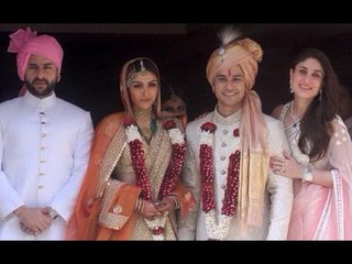 Soha Ali Khan and Kunal Khemu wedding reception - Official