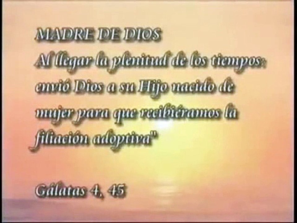 Fe Catolica María es Madre de Dios