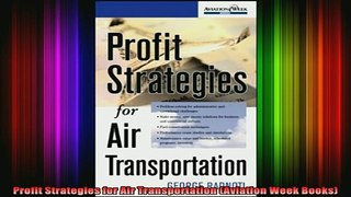 READ book  Profit Strategies for Air Transportation Aviation Week Books Full EBook