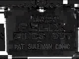 Felix the Cat - Felix Gets The Can