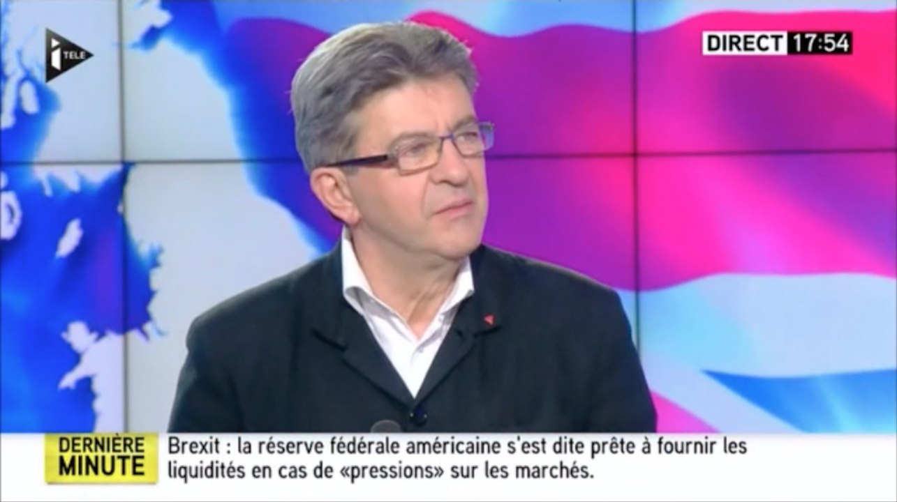 Brexit : «L'Union européenne actuelle est faite pour les ultrariches» - Mélenchon