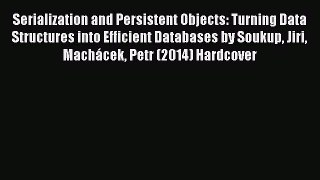 Download Serialization and Persistent Objects: Turning Data Structures into Efficient Databases