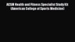 Download Book ACSM Health and Fitness Specialist Study Kit (American College of Sports Medicine)