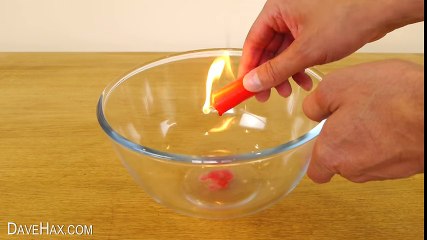 Underwater Candle - Science Experiment - YouTube