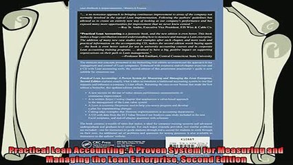 complete  Practical Lean Accounting A Proven System for Measuring and Managing the Lean Enterprise