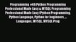 Read Programming #48:Python Programming Professional Made Easy & MYSQL Programming Professional