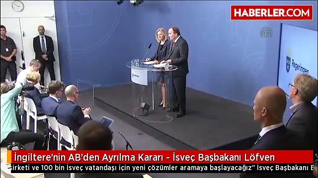İngiltere'nin AB'den Ayrılma Kararı - İsveç Başbakanı Löfven