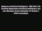 Download Advances in Artificial Intelligence - SBIA 2004: 17th Brazilian Symposium on Artificial