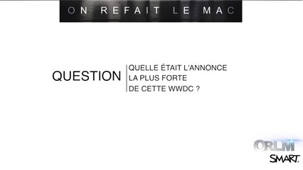 ORLM-233 : 5P, La question de la semaine - Siri sur Mac plébiscité