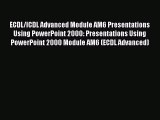 [PDF] ECDL/ICDL Advanced Module AM6 Presentations Using PowerPoint 2000: Presentations Using