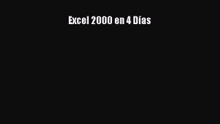 [PDF] Excel 2000 en 4 DÃ­as [Download] Online