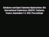 Read Database and Expert Systems Applications: 8th International Conference DEXA'97 Toulouse