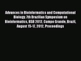 Read Advances in Bioinformatics and Computational Biology: 7th Brazilian Symposium on Bioinformatics