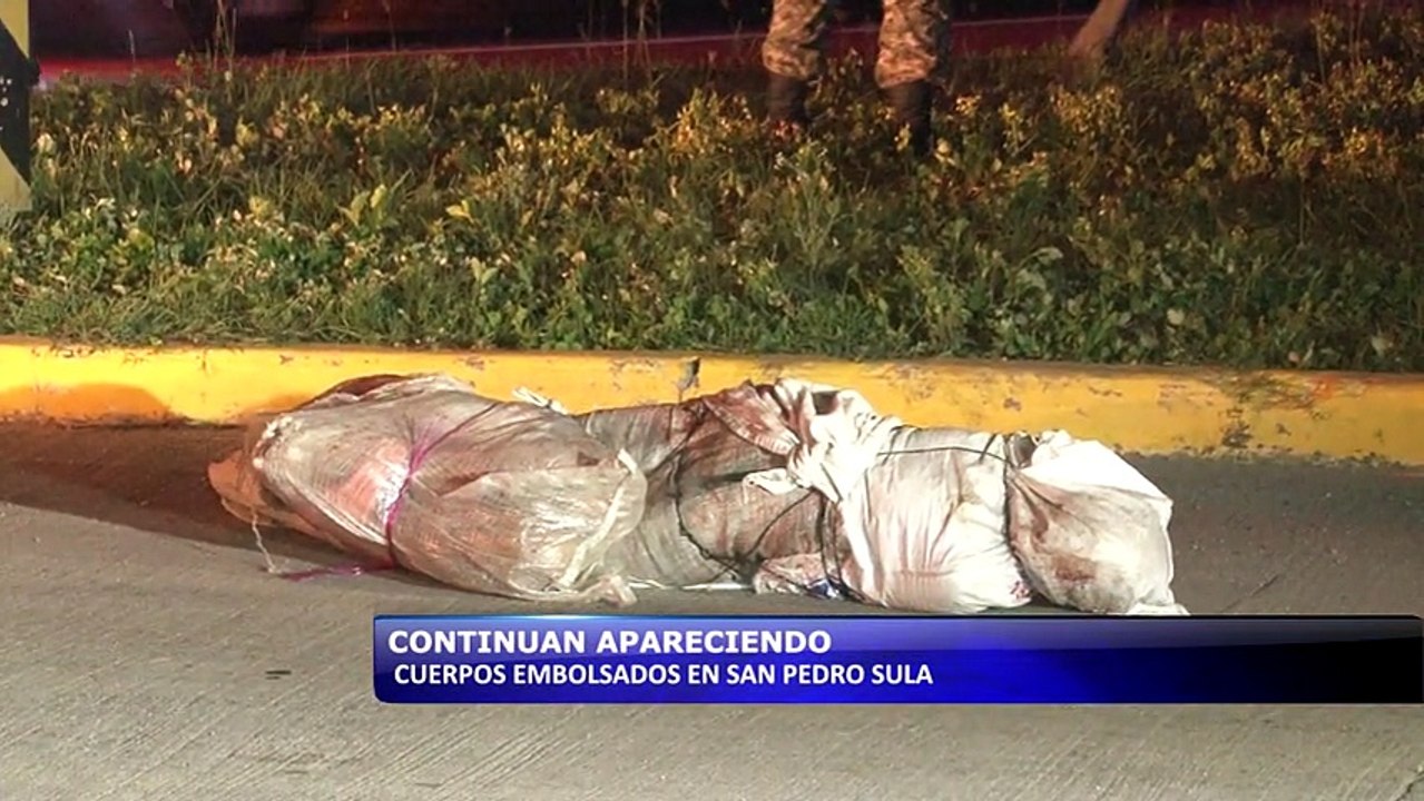 Continúan apareciendo cuerpos embolsados en San Pedro Sula