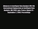 Read Advances in Intelligent Data Analysis VIII: 8th International Symposium on Intelligent