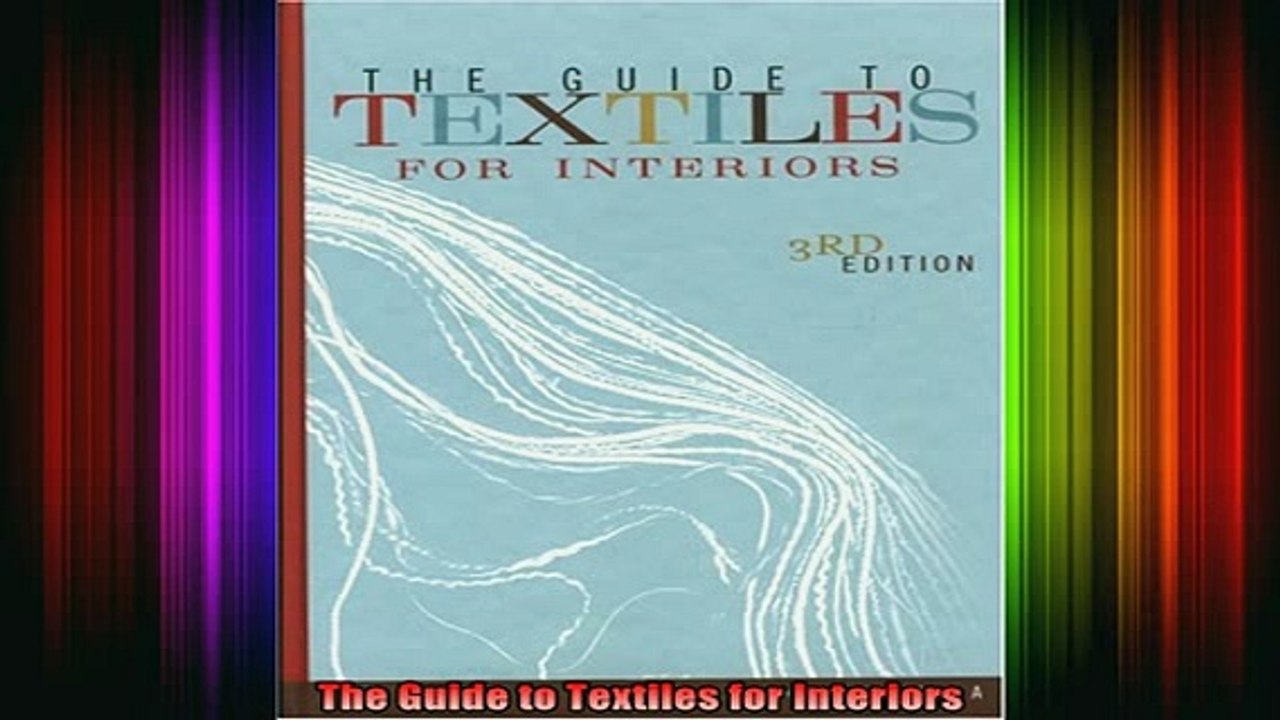 READ book  The Guide to Textiles for Interiors Full EBook