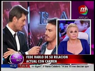 Fede Bal habló de su relación con Carmen Barbieri