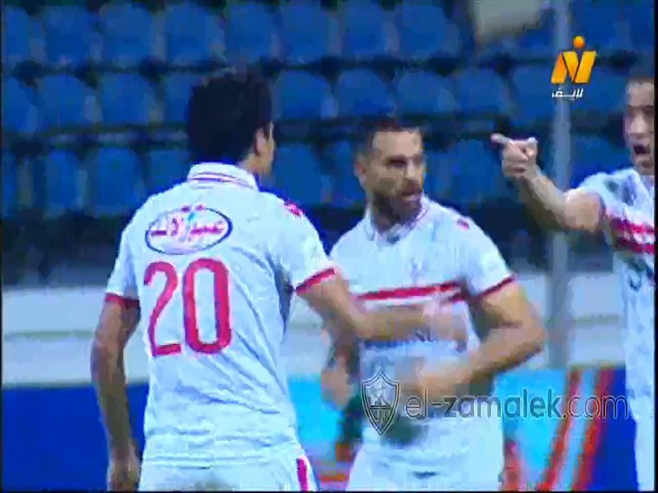 هدف الزمالك الاول|محمد ابراهيم|الزمالك 1-1 المصرى| الدورى المصرى الممتاز 2015/2016| الاسبوع الثانى و ثلاثون