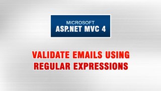 ASP.NET MVC 4 Tutorial In Urdu - Validating Emails using Regular Expressions (2/3)