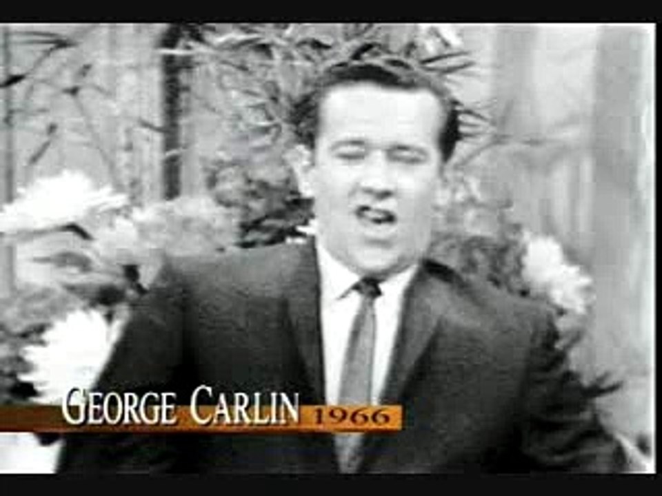 George Carlin (29 yrs. old) on The Tonight Show with Johnny Carson (1966)