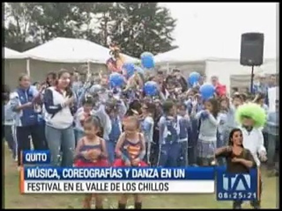 Música, coreografías, danza y más en el Valle de Los Chillos