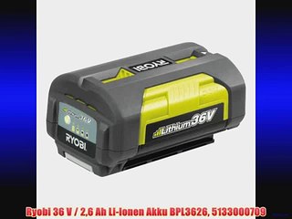 Ryobi 36 V / 26 Ah Li-Ionen Akku BPL3626 5133000709