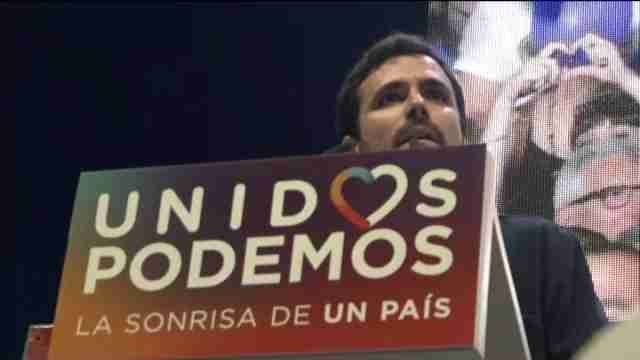 Garzón: Unidos Podemos es la esperanza de otros pueblos de Europa