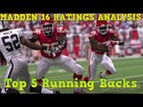 Madden NFL 16 Ratings: Top 5 Running Back Analysis - 92 SPD Jamaal Charles???