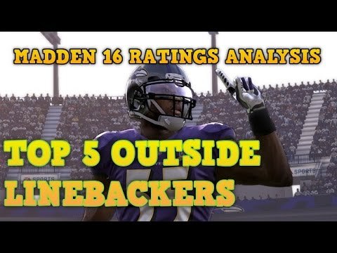 Madden NFL 16 Ratings: Top 5 Outside Linebackers Analysis | BIGGEST SNUB YET! RATINGS RANT!!!
