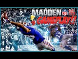 Madden NFL 16 E3 GAMEPLAY - FULL GAME!!! Giants vs Titans OBJ CRAZY CATCHES!!