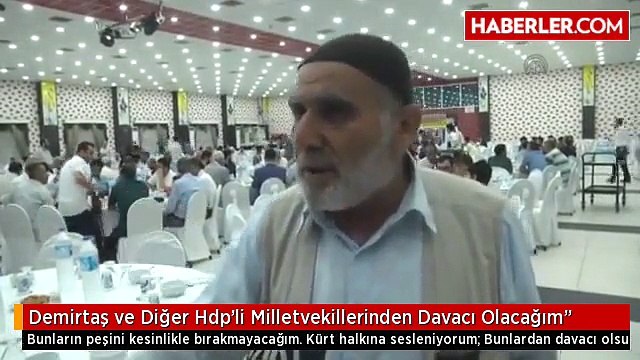Demirtaş ve Diğer Hdp'li Milletvekillerinden Davacı Olacağım