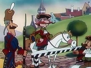 5. Приключения барона Мюнхаузена (волк в упряжке)