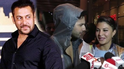Varun Dhawan & Jacqueline REFUSES To Speak On Salman's RAPED Controversy
