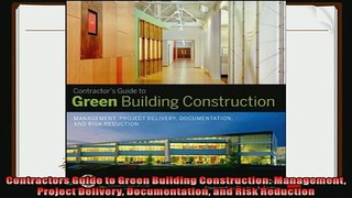 different   Contractors Guide to Green Building Construction Management Project Delivery