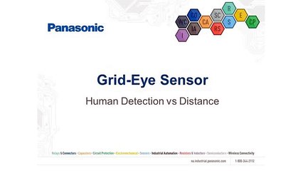 Panasonic Grid-EYE, Human Detection vs. Distance